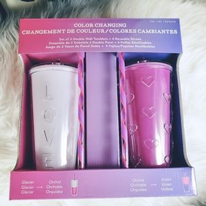 NWT Parker Lane Color Changing Tumblers/Cups